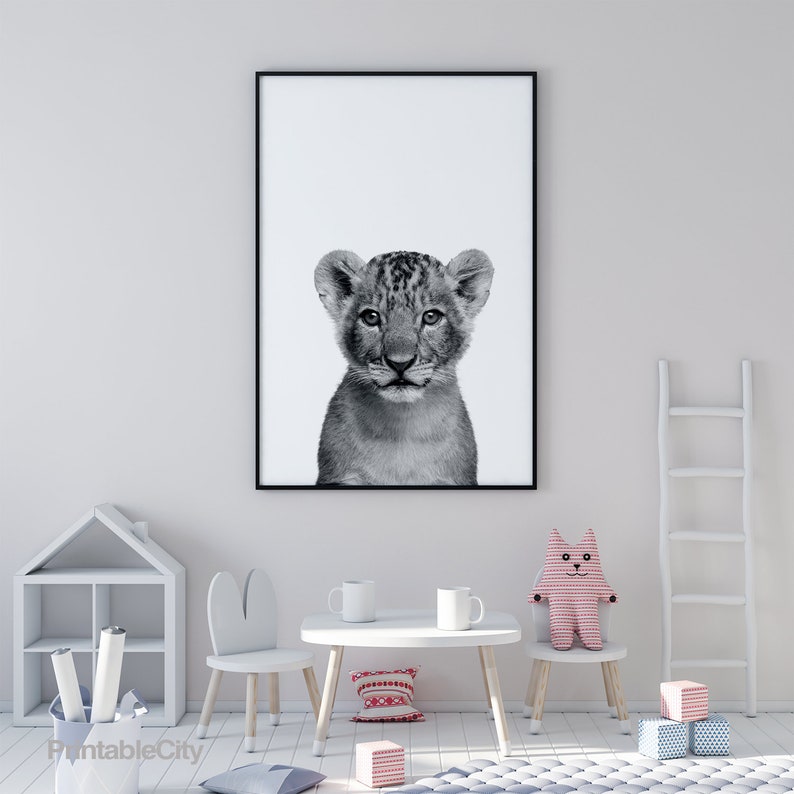 Bebe Lion Noir Art De Mur Blanc Pepiniere Imprimable Etsy Bebe Lion Noir Art De Mur Blanc Pepiniere Imprimable Etsy