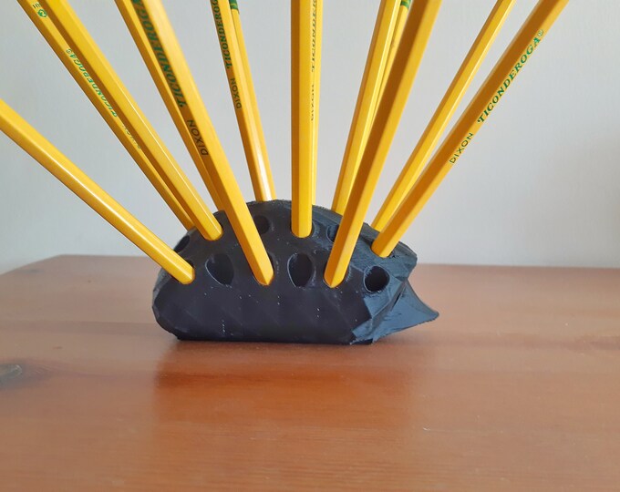 Hedgehog Pencil Holder 3D Printed Etsy