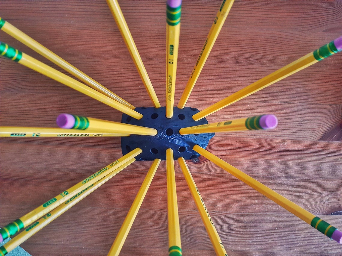 Hedgehog Pencil Holder 3D Printed Etsy