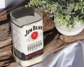 Jim beam candle- whiskey Bottle- whiskey candle-soy candle- handmade- gift- non toxic- pet safe