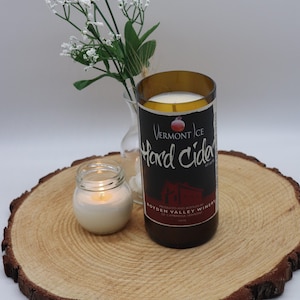 Vermont gift cider drinker gift cider candle gift handmade unique gift for birthday craft cider gift for cider drinker gluten free gift