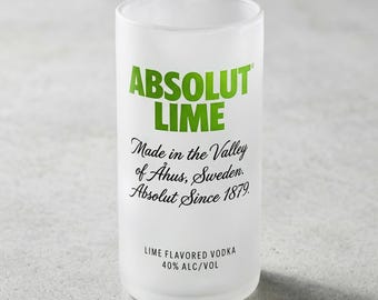 Absolut Vodka Bottle Candle, Repurposed Liquor Bottle Vase, customizable soy wax, custom scent