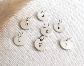 Initial Charm |  Custom Letter Charm | Hand Stamped Jewelry