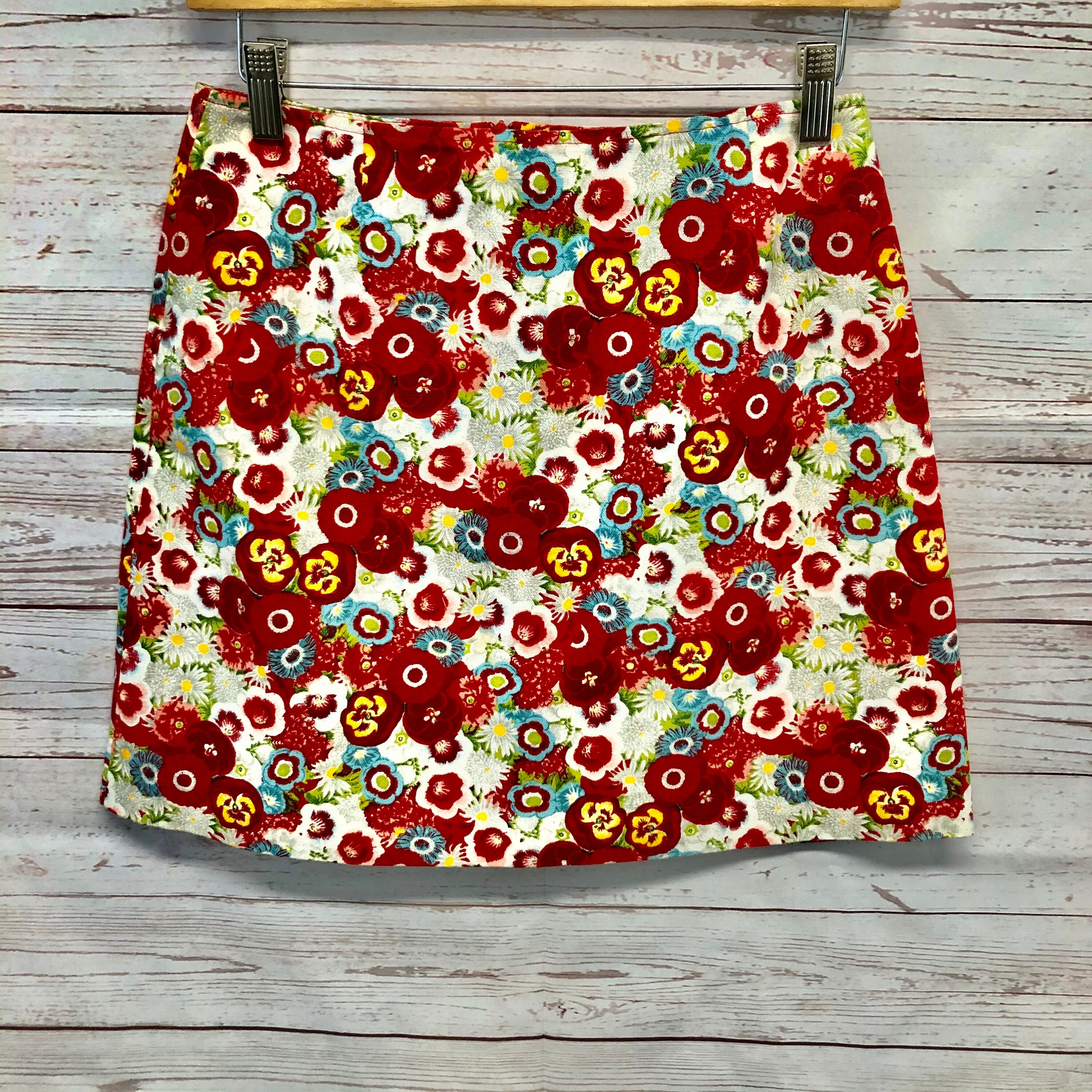vintage italy製 kenzo jungle heart skirt Vintage Kenzo Jungle 90s Pleated Skirt - S — Pop Boutique Online