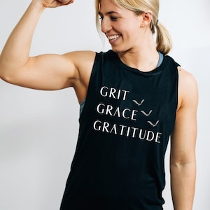 Grit Grace Gratitude Muscle Tank