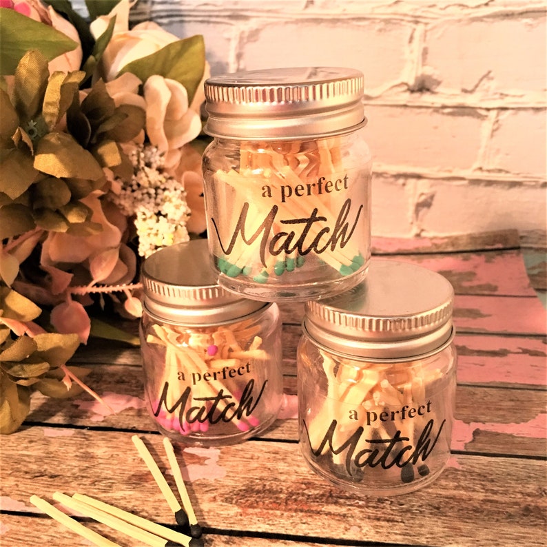 Bottle Matches Matches in a Bottle Bottle of Matches Pink Etsy