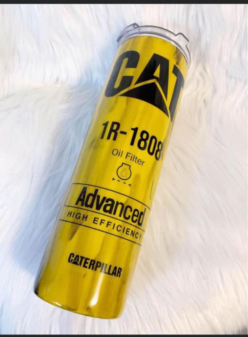 Download Cat oil filter-caterpillar oil-tumblers PNG DIGITAL ...