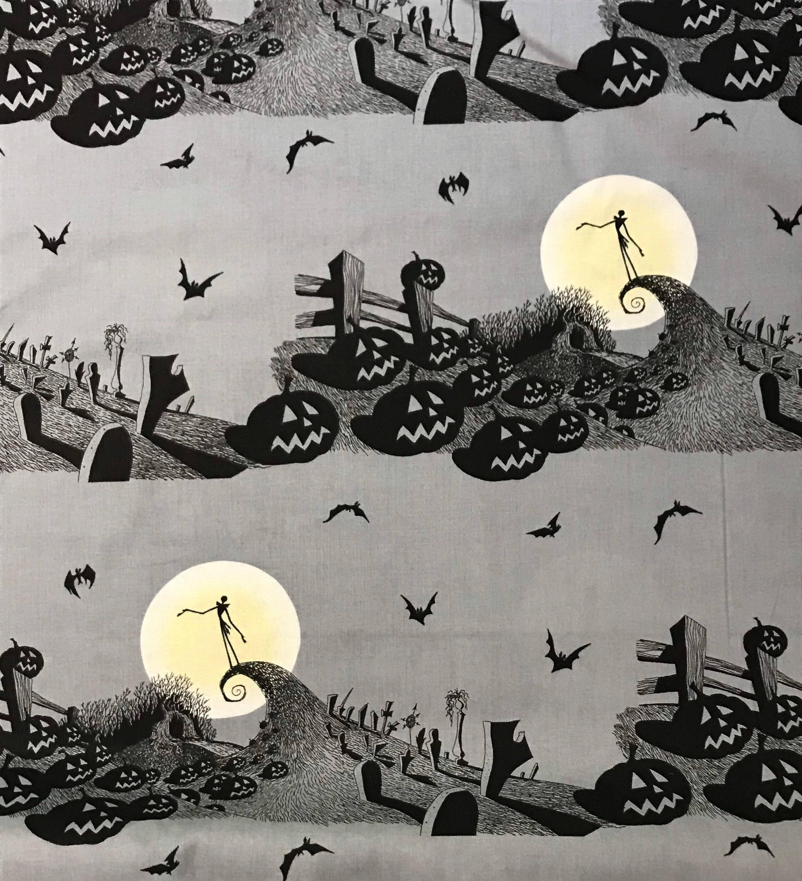 Nightmare Before Christmas Tree Skirt 41 Halloween Etsy