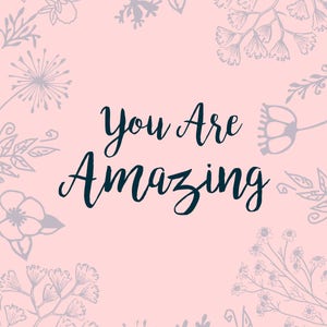 You Are Amazing Printable Poster Etsy