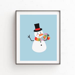 Snowman Poster