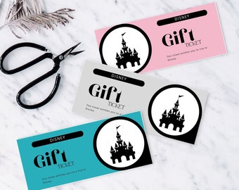 Printable Disneyland Paris Ticket - Etsy