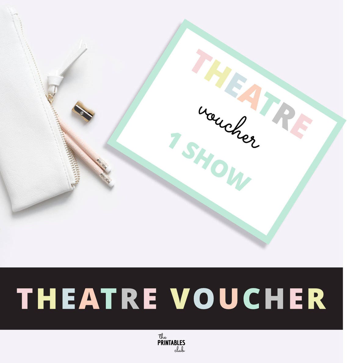 Theatre Show Gift Voucher Theatre Voucher Valentines Gift | Etsy
