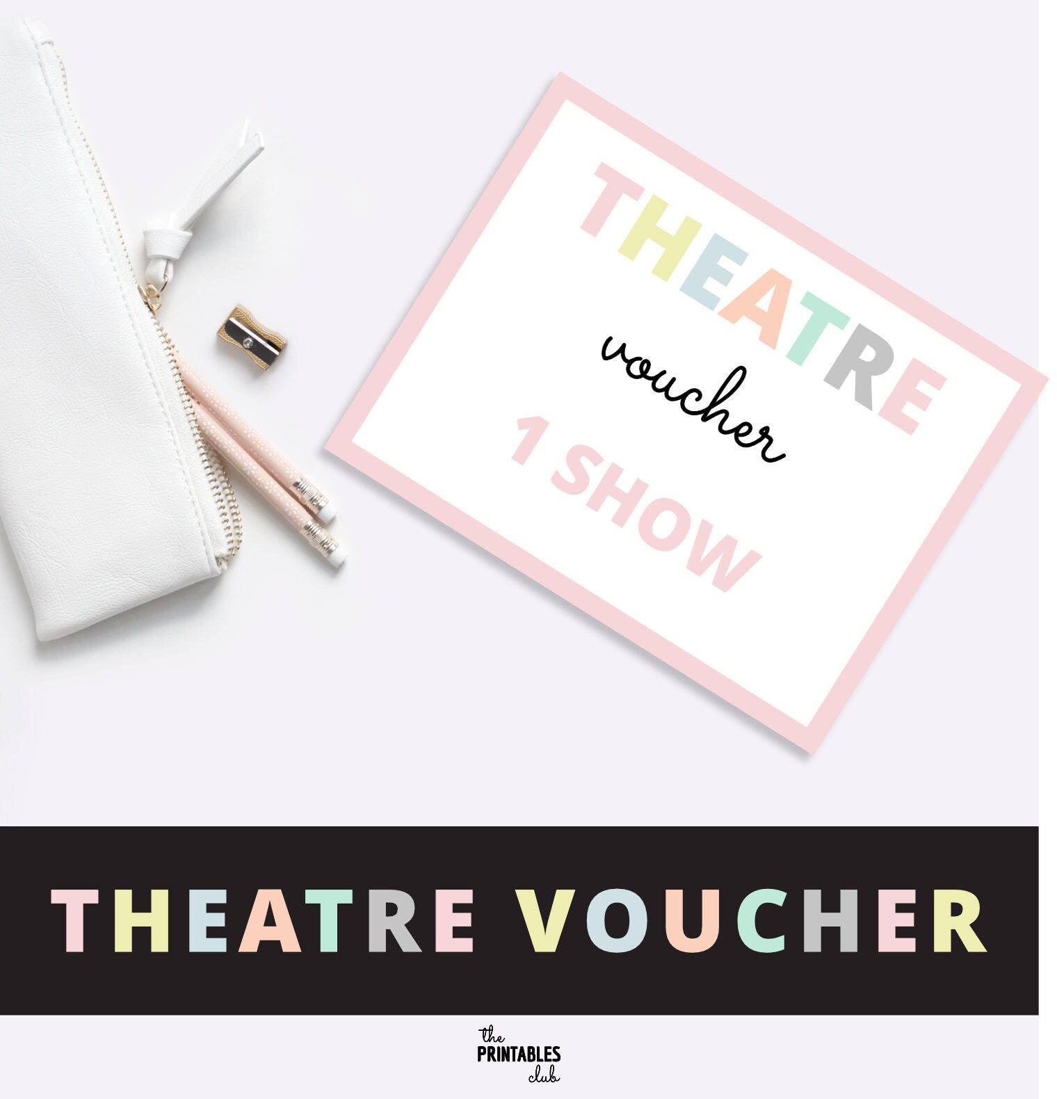 Theatre Show Gift Voucher Theatre Voucher Valentines Gift Etsy