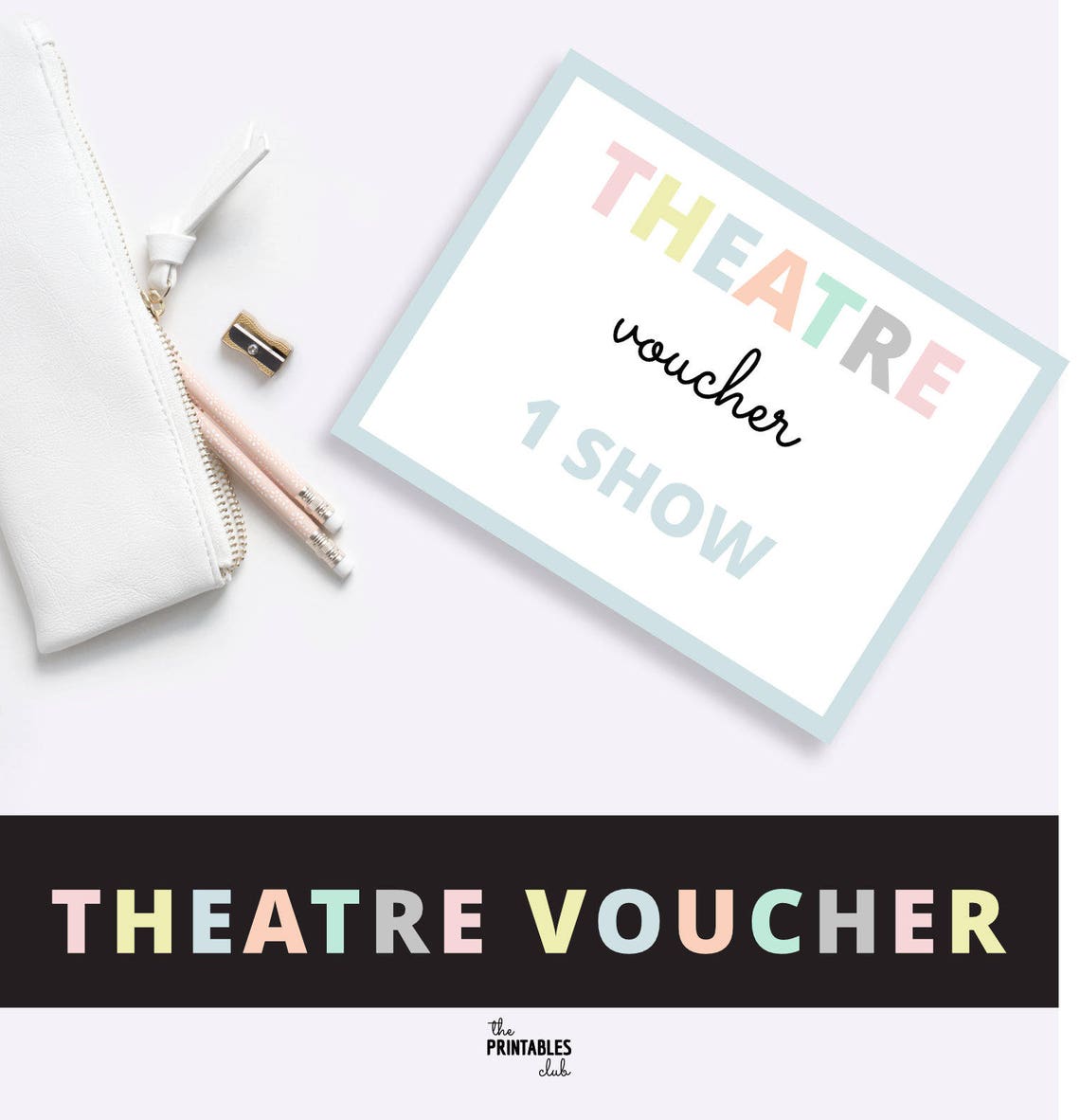 Theatre Show Gift Voucher Theatre Voucher Valentines Gift Etsy