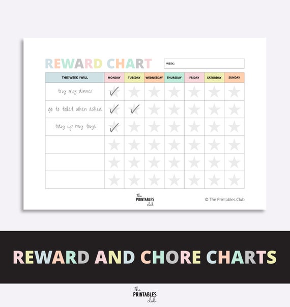 Reward Chart Template