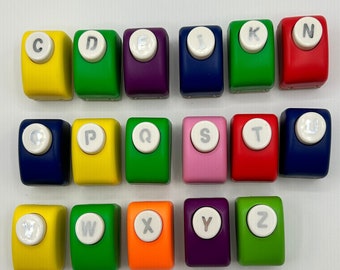 Alphabet Paper Punch, Capital Letter Scrapbook Punches, YOUR CHOICE