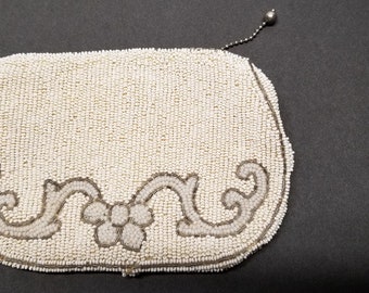 Vintage Seed Bead Coin Purse