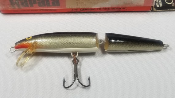 Wooden Fishing Lure Rapala Jointed J-11 S, Floating Lure, Fishing Minnow,  Finland, Vintage, NOS -  Hong Kong