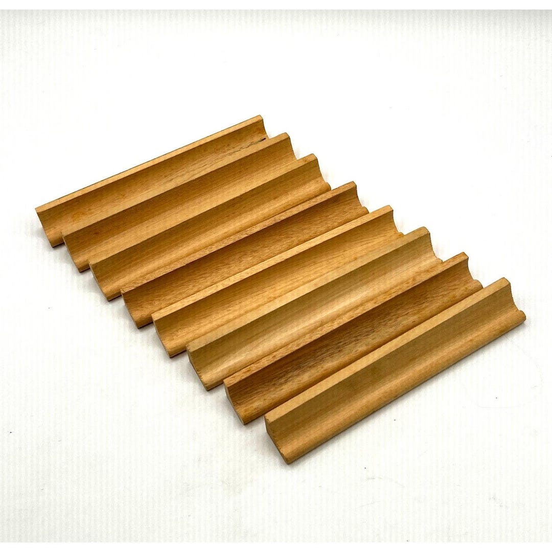 Wooden Scrabble Tile Holder Racks 7