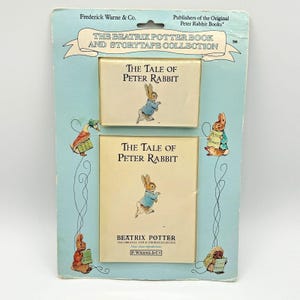 Vintage Beatrix Potter Book and Story Tape Collection1989 Peter Rabbit NOS