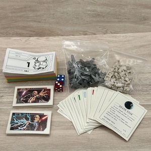 Star Wars Monopoly Saga Edition Replacement Parts 2005 Money Cards Dice Deeds