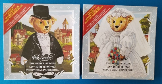 steiff bride and groom bears