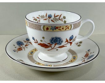 Vintage Wedgwood Jamestown Tea Cup and Saucer Bone China England