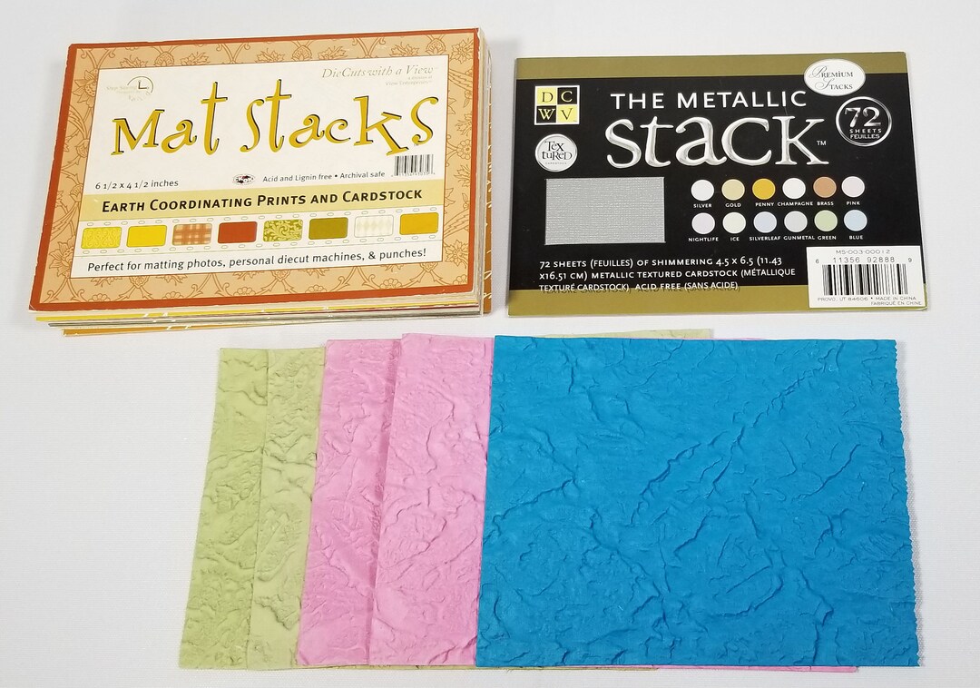 Mat Stacks 6.5 X 4.5 Earth Tones Scrapbook Supplies Etsy