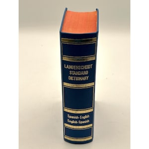 Langenscheidt Standard Spanish-English/English-Spanish Dictionary Hardcover 1966