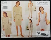Vogue 1635 Sizes 6 - 10 Dress, Blazer, Skirt, Pants Calvin Klein