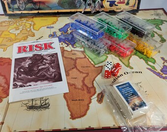 THE WORLD CONQUEST GAME 1993 REPLACEMENT BOARD ONLY RISK 