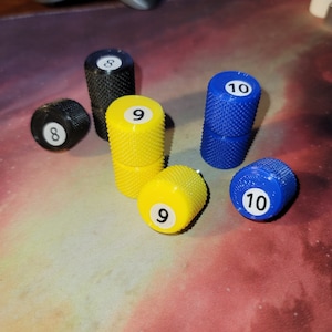Custom Personalized Billiards Pool Cue Joint Protector Most Sizes - Many Colors Available