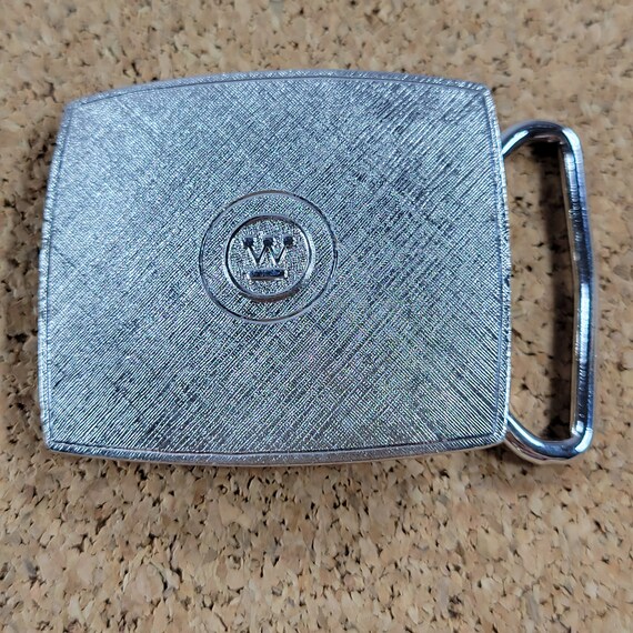 Westinghouse 10 Year Silver Belt Buckle Anson NOS Gem