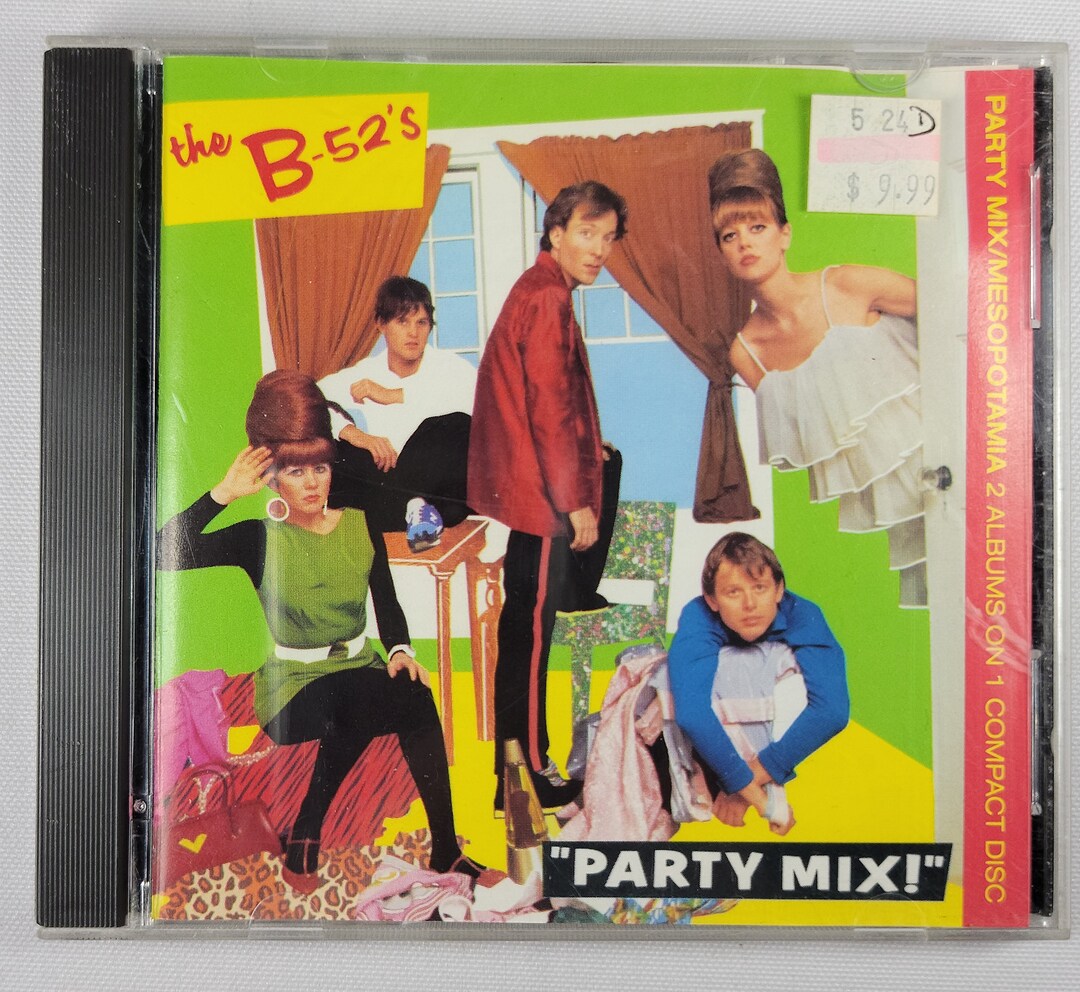 CD B52's PARTY MIX Vintage Dance Rock Punk Music Etsy