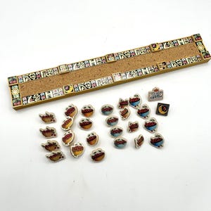 Mary Engelbreit Thumb Tacks Set and Cute Bulletin Board 13.25&quot; Long