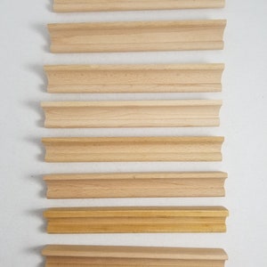 8 Scrabble Racks Trays for Craft Supplies Game Tile Racks Scrabble Display Racks Scrabble Wood Trays
