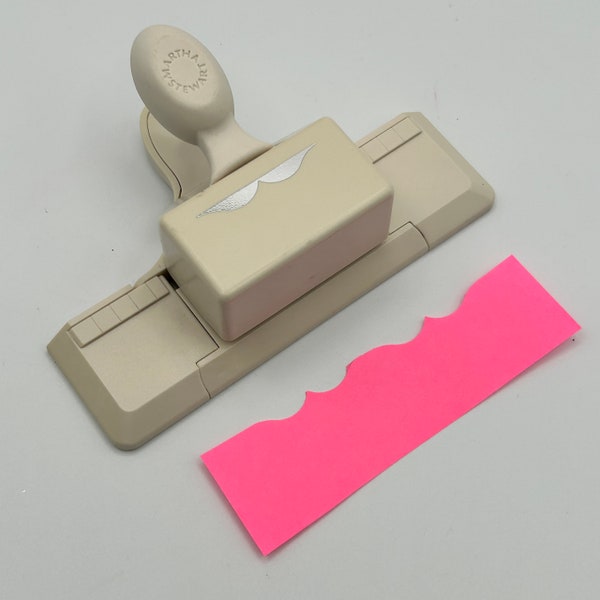 Paper Punch Small Scallop Continuous Edge Border Martha Stewart Crafts Scrapbook