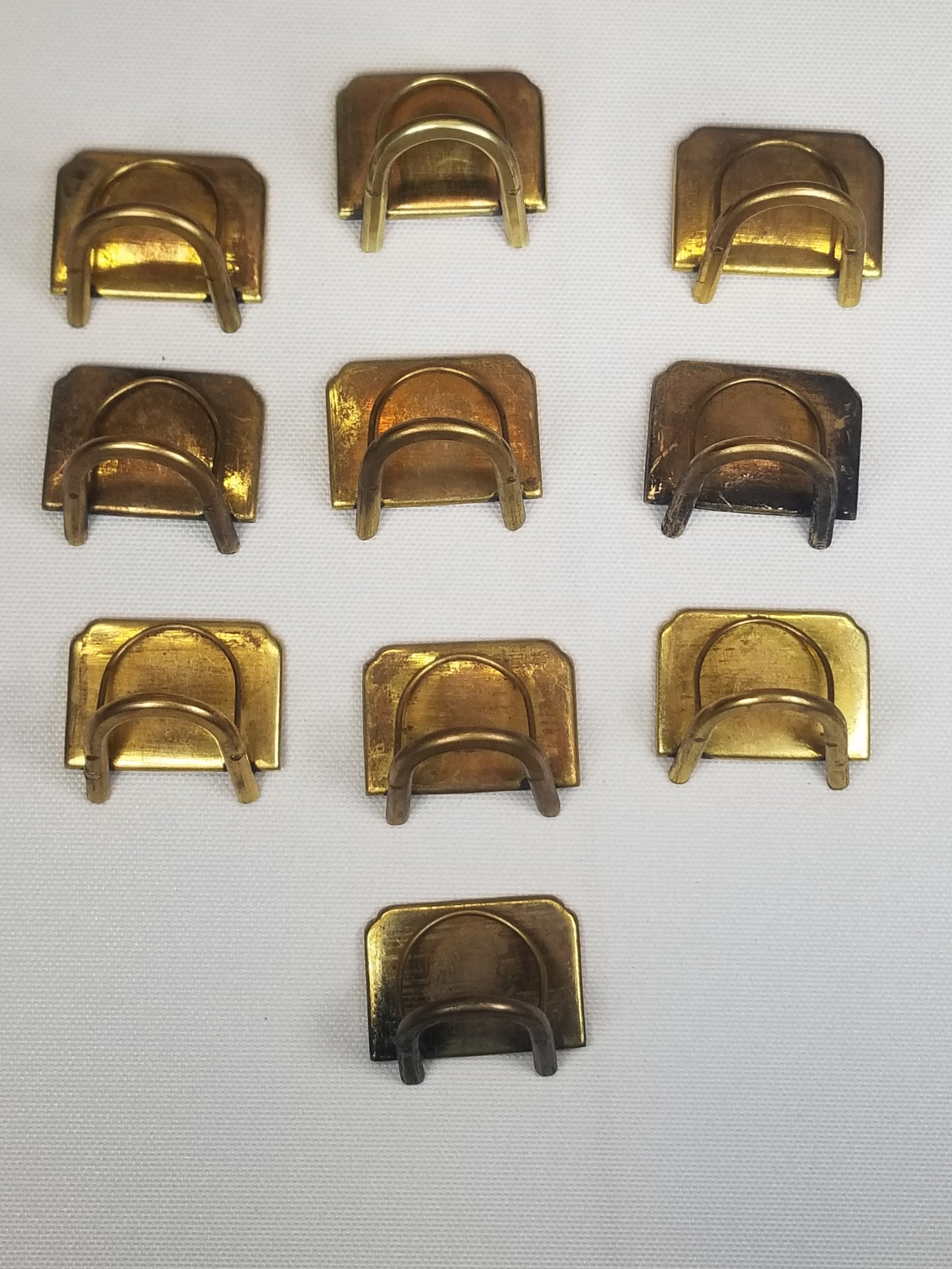 Japanese Damascene Place Card Holder Set of 10 Vintage Etsy