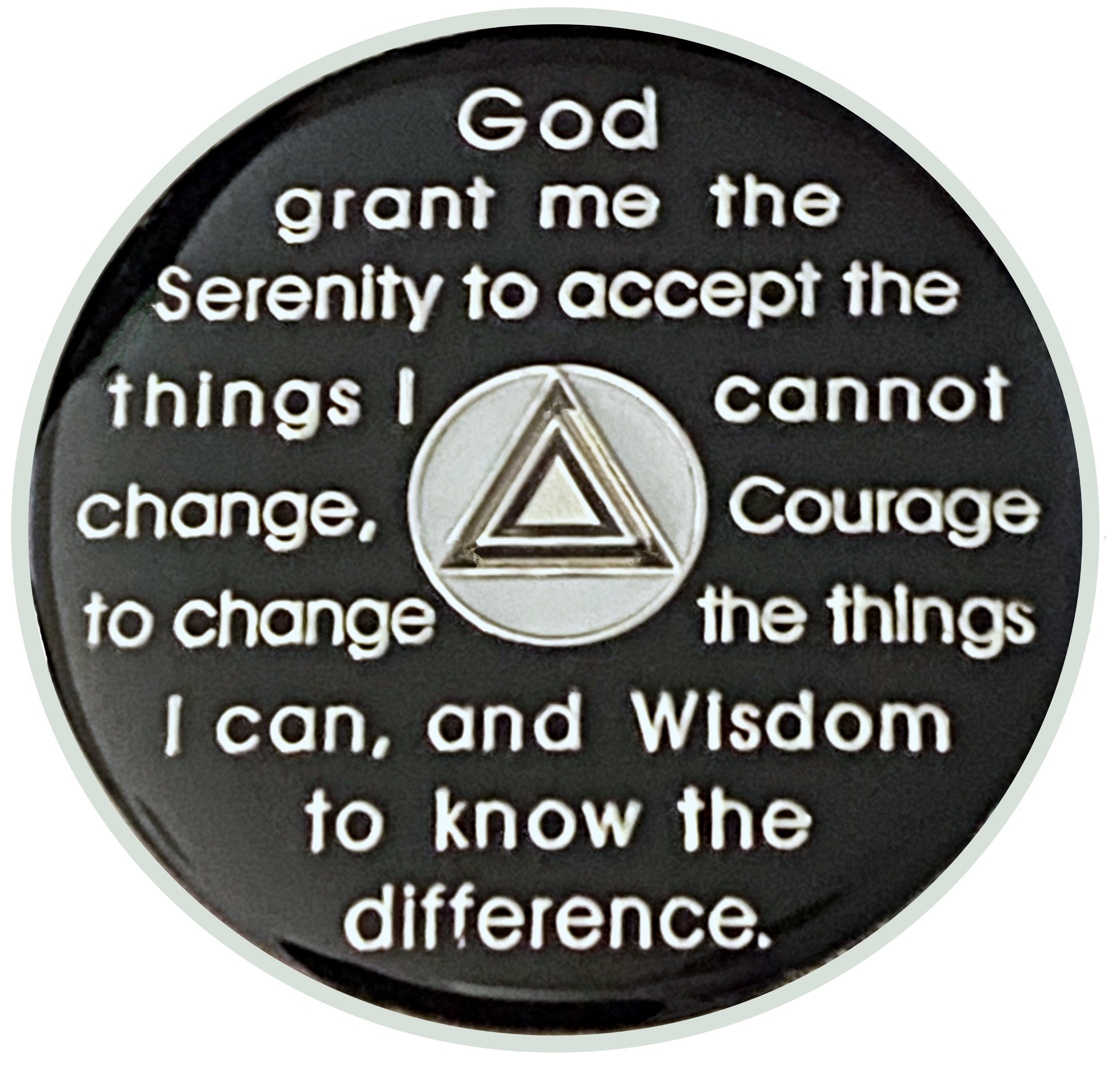 Alcoholics Anonymous 5 Year Sobriety Coin Chip Medallion Medal Token AA Bronze e