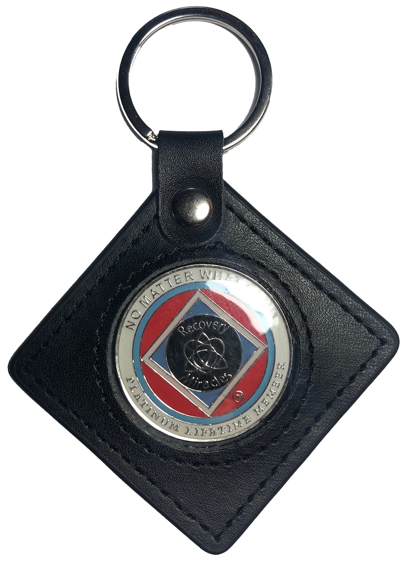 Universal Recovery Coin Holder Keychain Na Aa Oa Ma Slaa Coda Etsy