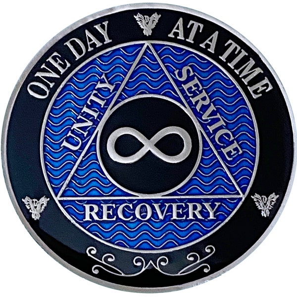 AA Infinity Recovery Coin, Alcoholics Anonymous Infinity Medallion