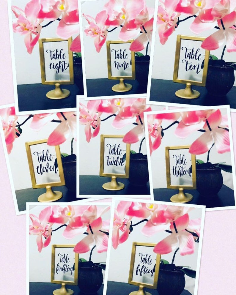 Custom Table Numbers