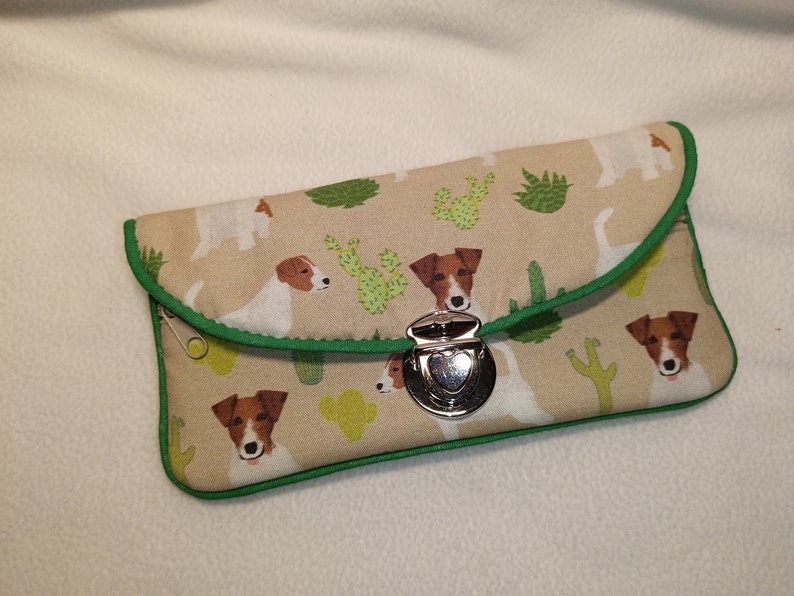 Geldtasche/Handytasche Jack Russel Terrier, Handtasche Ordnung, Tasche klein,vegan Bild 1