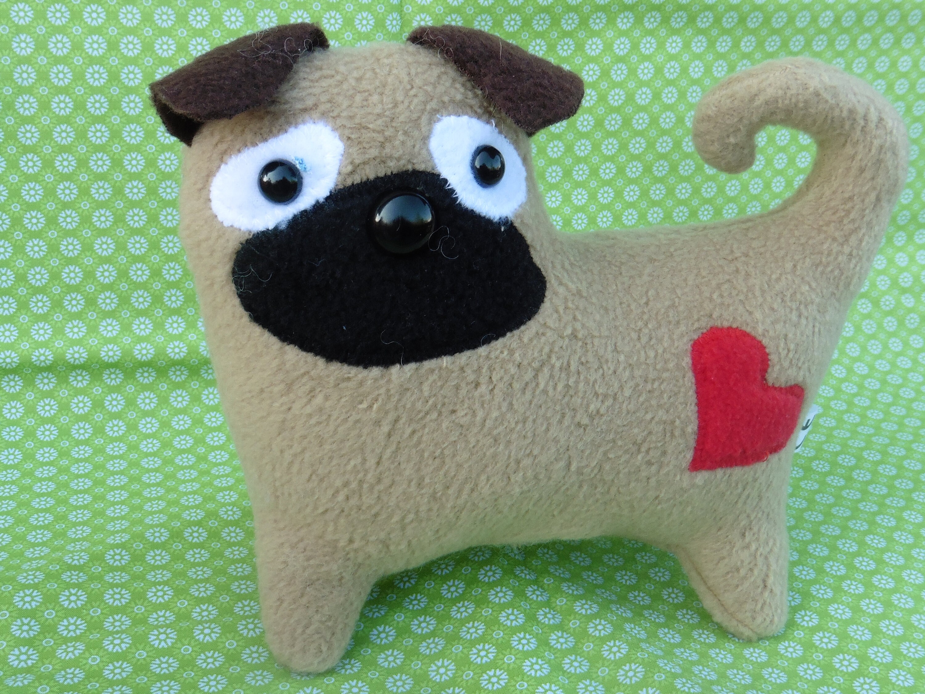 cuddly pug toy
