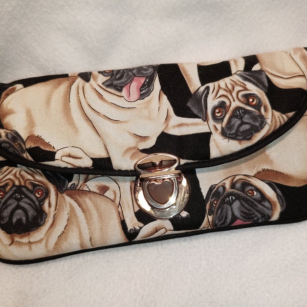 Geldtasche/Handytasche "Mops"