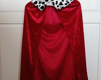 Cloak king, child 3-5 years, cape, girl, boy, fancy dress, carnival, Halloween, birthday