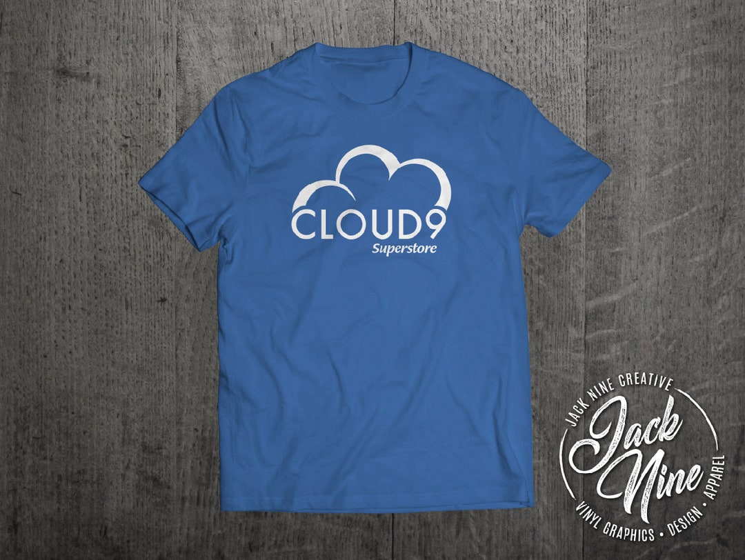 Cloud 9 inspired Cloud 9 Superstore Logo T-shirt - Etsy