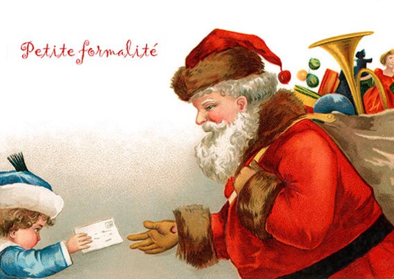 Set de Table Noël, Illustration, Dessin, Carte Vintage, Design, Semi-Rigide, Plastique, Pvc, Origina