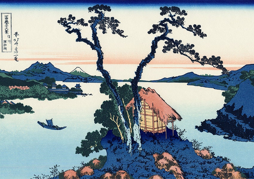 Set de Table Design, Original, Plastique, Pvc, Semi-Rigide, Lavable, Décoration de Table, Hokusaï. L