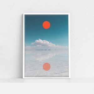 Bonneville Salt Flats | Desert Art | Utah Photography | Landscape photography | Abstract Art | Digital Download | Photography | Art Print